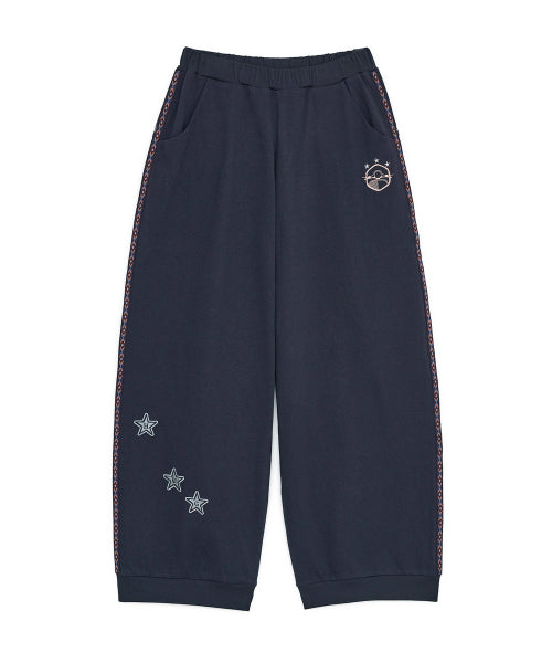 ETHNIC LINE TRACK PANTS - 2 COLORS NAVY