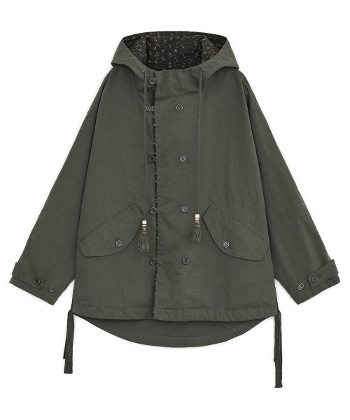 WASHED JACKET - 2 COLORS KHAKI