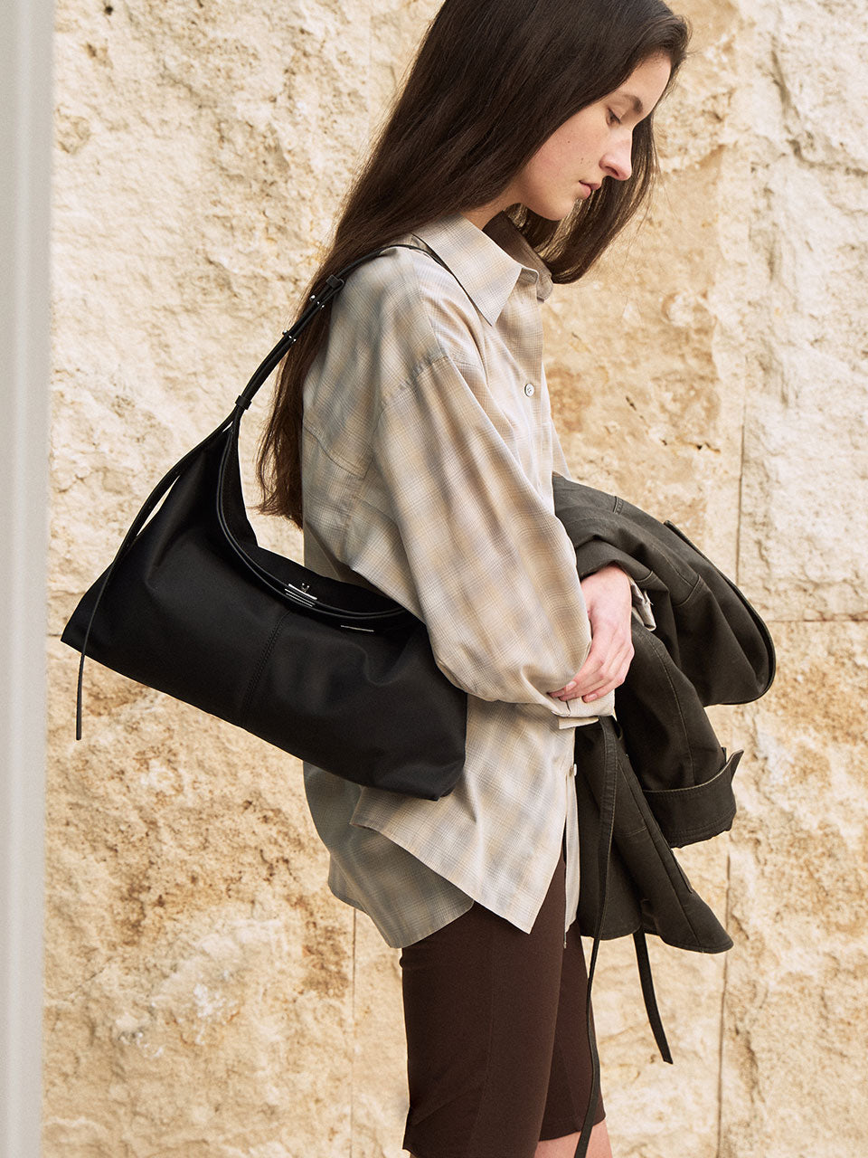 SELLY SHOULDER BAG NYLON BLACK