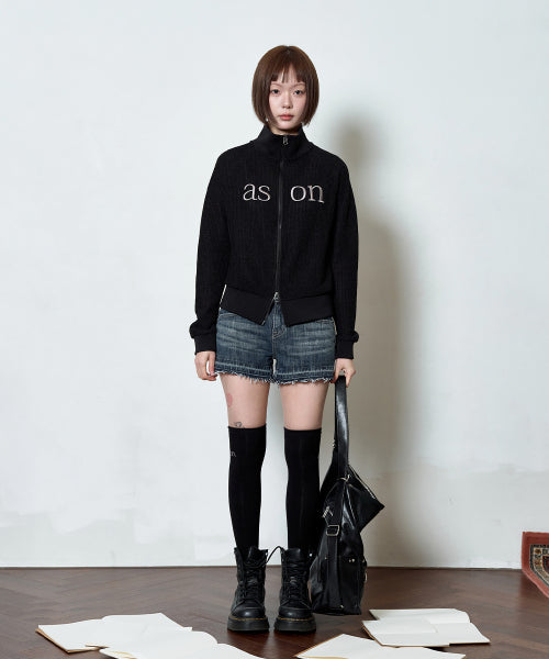 FOLD DENIM SHORT PANTS - 2 COLORS