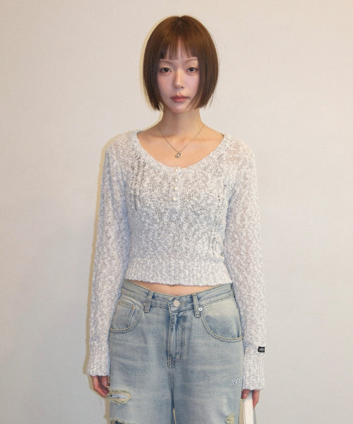 ICE BOUCLE KNIT - 2 COLORS