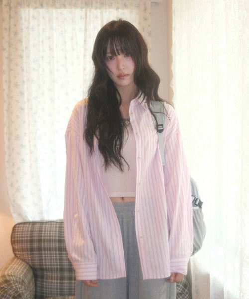 LOPY STRIPE SHIRT - 2 COLORS