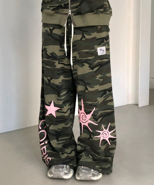 WIDE PANTS UNISEX KHAKI