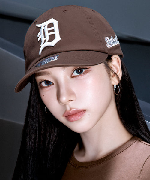 SIGNATURE UNSTRUCTURED BALL CAP NY #KARINA同款! - 12 COLORS BROWN