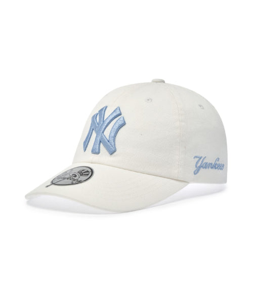 SIGNATURE UNSTRUCTURED BALL CAP DET #KARINA同款! - 12 COLORS IVORY