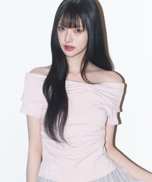 OFF SHOULDER MINT - 4 COLORS PINK