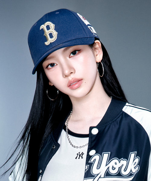 SIGNATURE ALL-OVER PATCH STRUCTURED BALL CAP LA #KARINA同款! - 5 COLORS NAVY