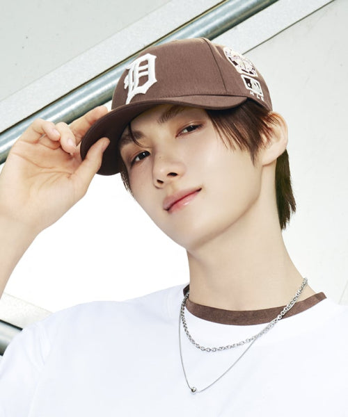 SIGNATURE ALL-OVER PATCH STRUCTURED BALL CAP LA #KARINA同款! - 5 COLORS BROWN