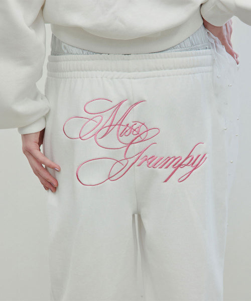 GLOW IN THE DARK SWEATPANTS - 2 COLORS WHITE