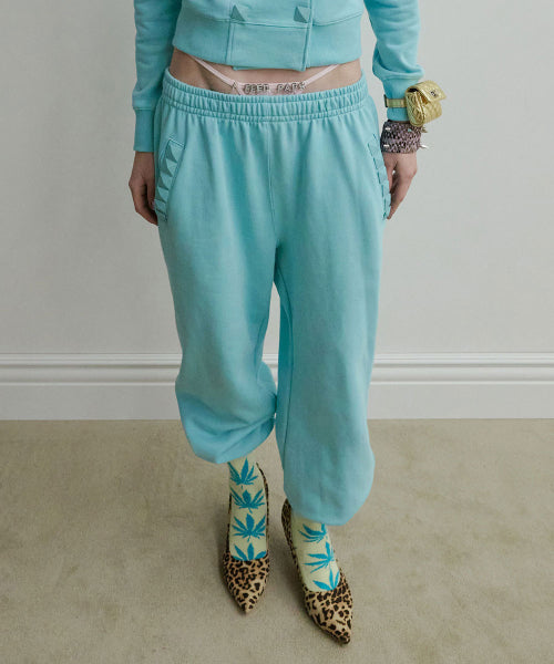 NAPOLEON STUD SWEATPANTS - 2 COLORS BLUE