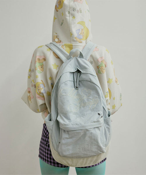 GRUMPY GIRL NYLON BACKPACK MATT AS SHOWN