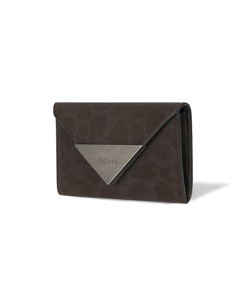 TRIANGLE NAME POCKET LEOPARD - 3 COLORS BROWN