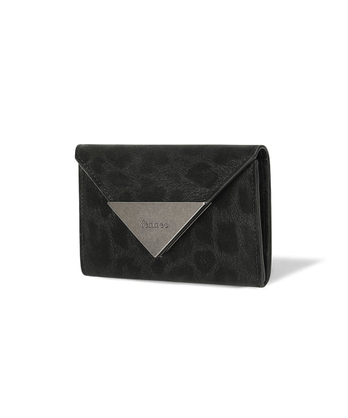 TRIANGLE NAME POCKET LEOPARD - 3 COLORS BLACK