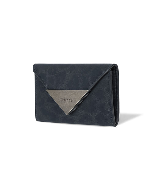 TRIANGLE NAME POCKET LEOPARD - 3 COLORS NAVY