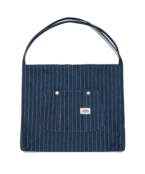 BIG POCKET ECO BAG - 2 COLORS BLUE