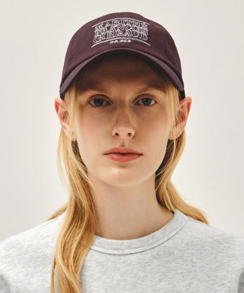 DOODLE CLASSIC LOGO COVERED CAP - 4 COLORS BURGUNDY