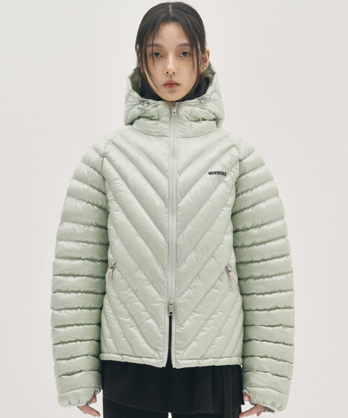 NICOLE LIGHT WEIGHT HOODY PADDING #徐睿知同款! - 6 COLORS MINT