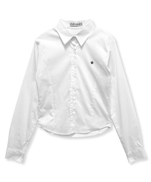 SLIM CROSS SHIRT - 2 COLORS WHITE