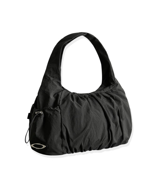 SHIRRING SHOULDER BAG - 3 COLORS BLACK