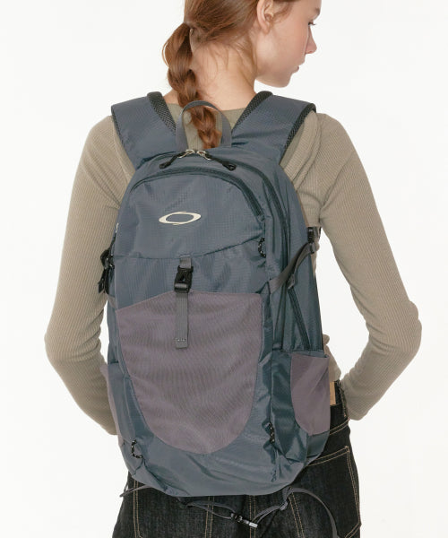 MESH BUCKLE BACKPACK - 3 COLORS CHARCOAL