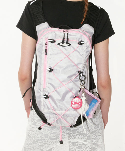 STRING SYMBOL BACKPACK - 3 COLORS PINK