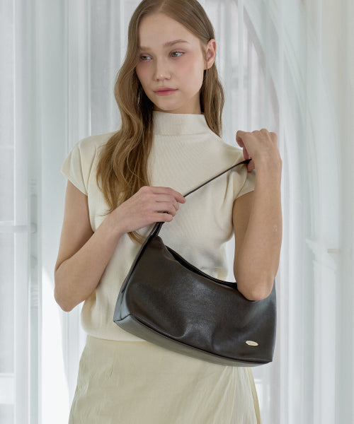 EVELYN SHOULDER BAG - 4 COLORS DARK BROWN