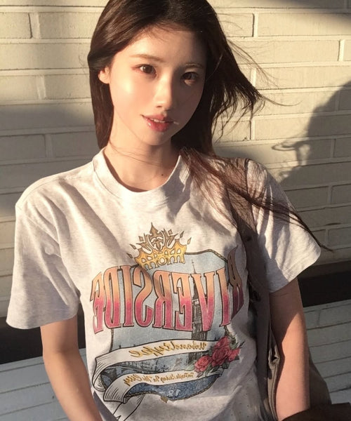 RIVERSIDE CITY T-SHIRT - 3 COLORS LIGHT GREY
