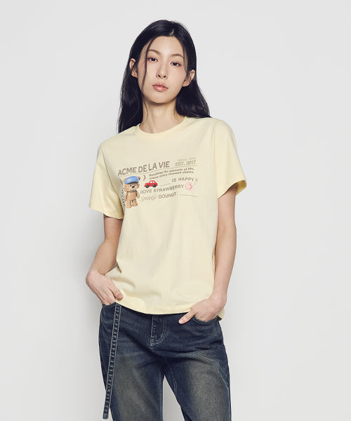 WOMAN TYPING PROFILE SHORT SLEEVE T-SHIRT - 3 COLORS WHITE