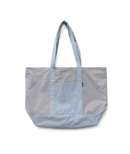 ADVENTURE PANELED BIG TOTE BAG - 4 COLORS BLUE