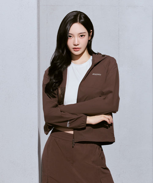 WOMEN PERTEX RUNNING WINDBREAKER #NINGNING同款！ - 4 COLORS BROWN