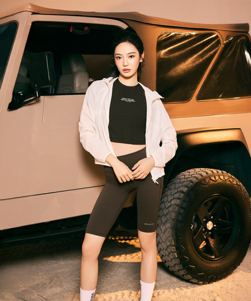 WOMEN PERTEX RUNNING WINDBREAKER #NINGNING同款！ - 4 COLORS WHITE