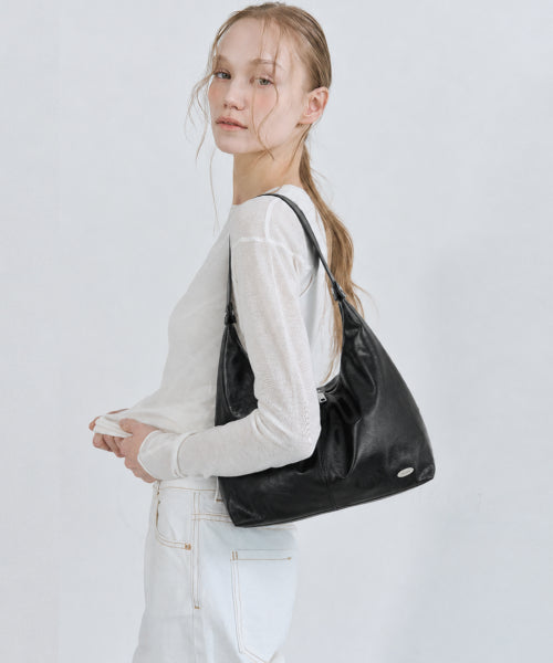 WEEK SHOULDER BAG - 4 COLORS BLACK