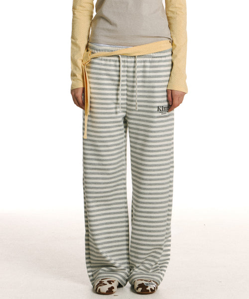 STRIPE PANTS - 2 COLORS GREY