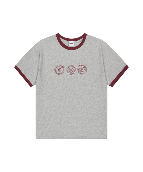 SUN LOGOS RINGER TEE - 2 COLORS