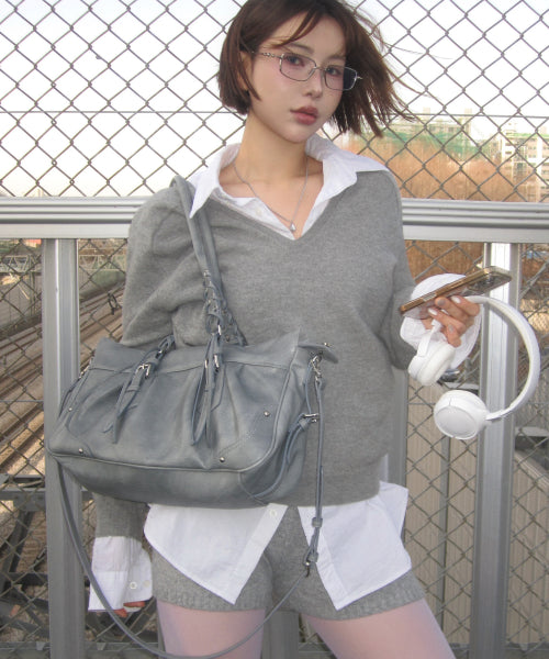 NOX SHOULDER BAG - 3 COLORS BLUE