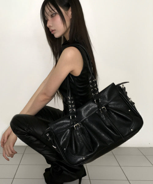 NOX SHOULDER BAG - 3 COLORS BLACK