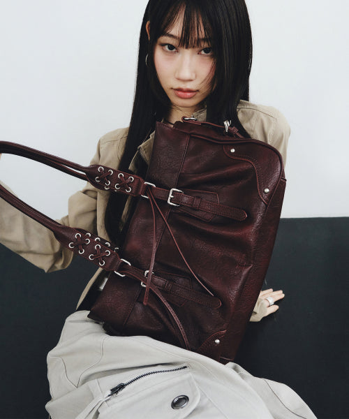 NOX SHOULDER BAG - 3 COLORS BURGUNDY