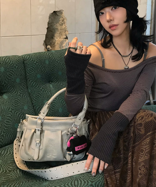 NOX MINI SHOULDER BAG - 2 COLORS LIGHT GRAY