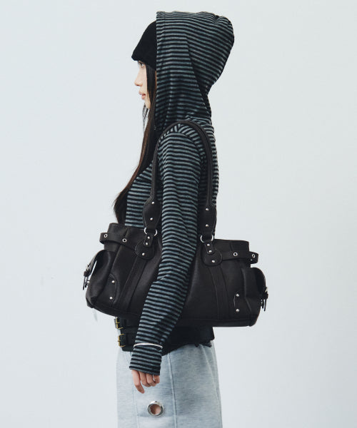 MORA SHOULDER BAG - 3 COLORS CHOCO