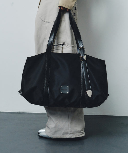 KAIA SHOULDER BAG - 3 COLORS NYLON BLACK
