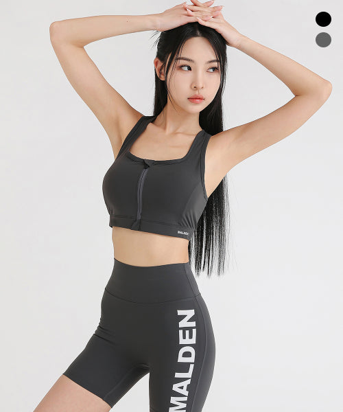 HIGH STRETCH RUNNING BRA TOP BLACK