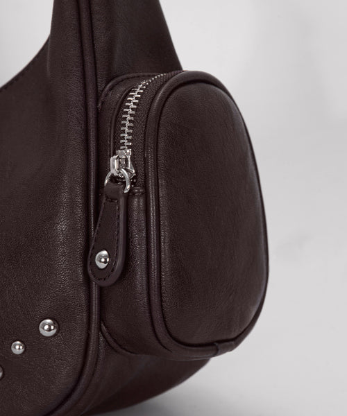 MOTE STUD BAG BROWN