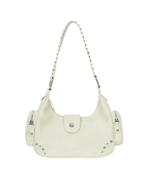 MOTE STUD BAG IVORY