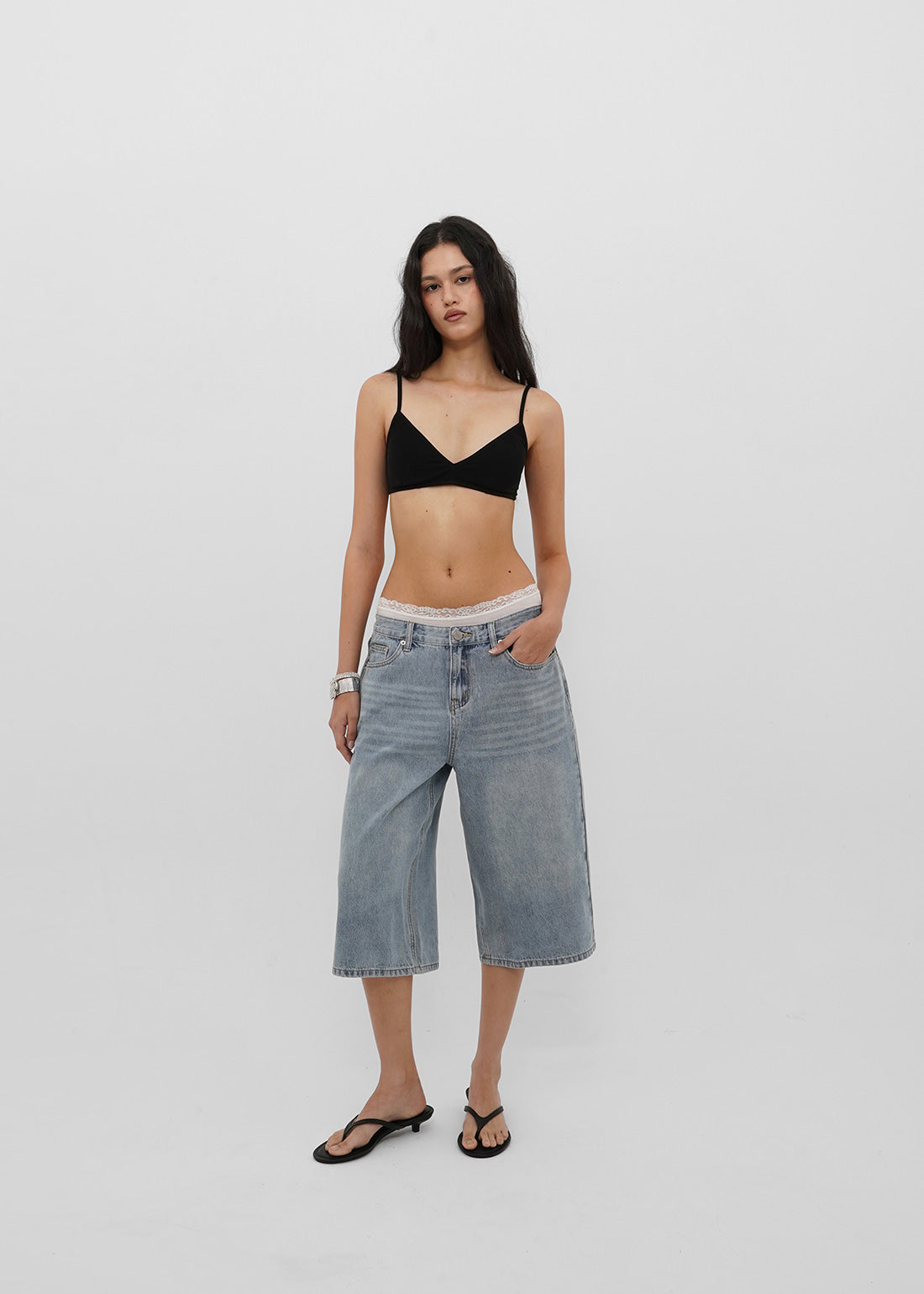 SUMMER WASHING BERMUDA JEANS 10
