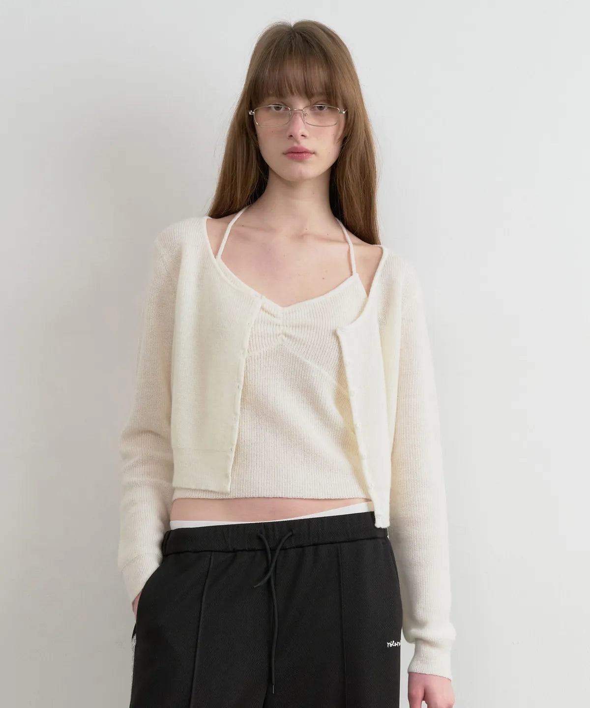 HALTER CARDIGAN SET - 4 colors #WONYOUNG同款!