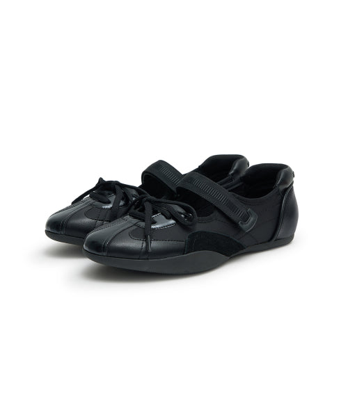 SPORTY MARY JANE SNEAKERS - 2 COLORS BLACK