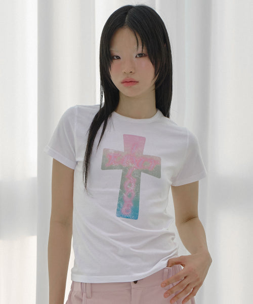 GLOSSY F26QB059 - 2 COLORS WHITE