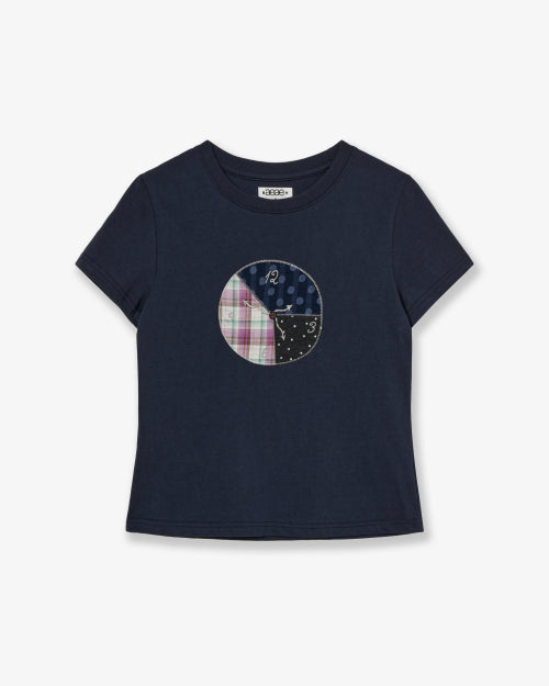 TIK TOK TEE - 2 COLORS NAVY