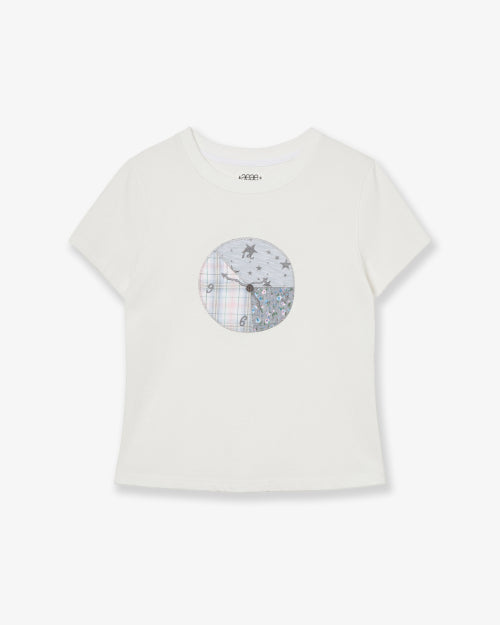 TIK TOK TEE - 2 COLORS WHITE