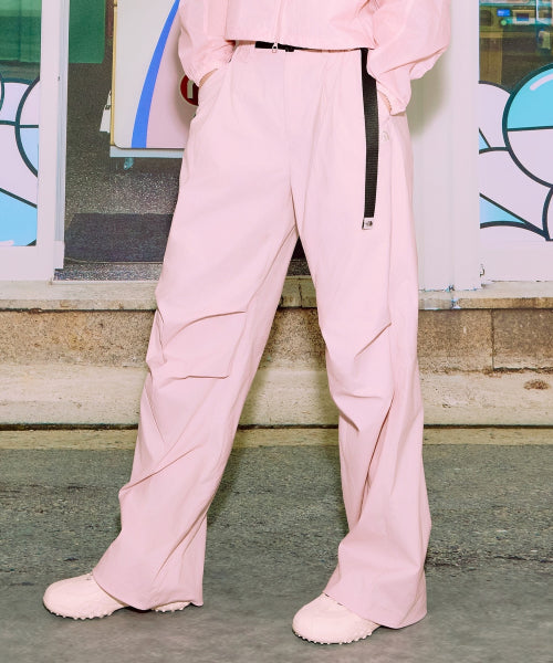 PARACHUTE PANTS PALE PEACH